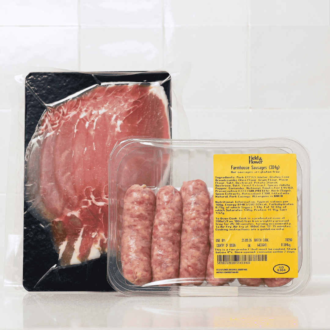 Free Range Sausage & Unsmoked Back Bacon Bundle