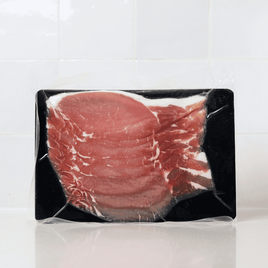 Free Range Dry-Cured Unsmoked Back Bacon
