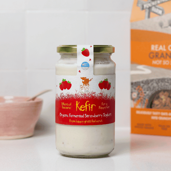 Organic Strawberry Kefir Yoghurt