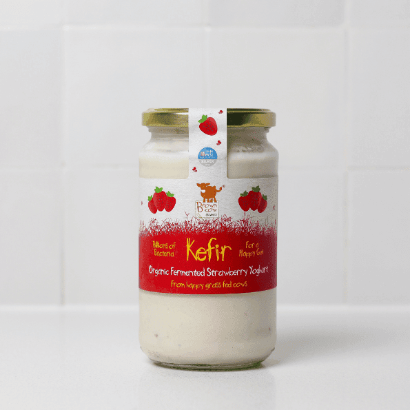Organic Strawberry Kefir Yoghurt