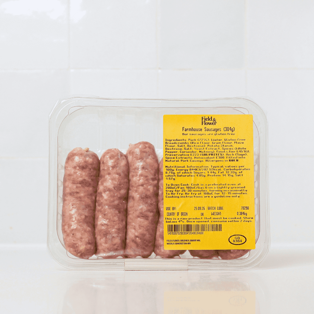 Free Range Farmhouse Sausages