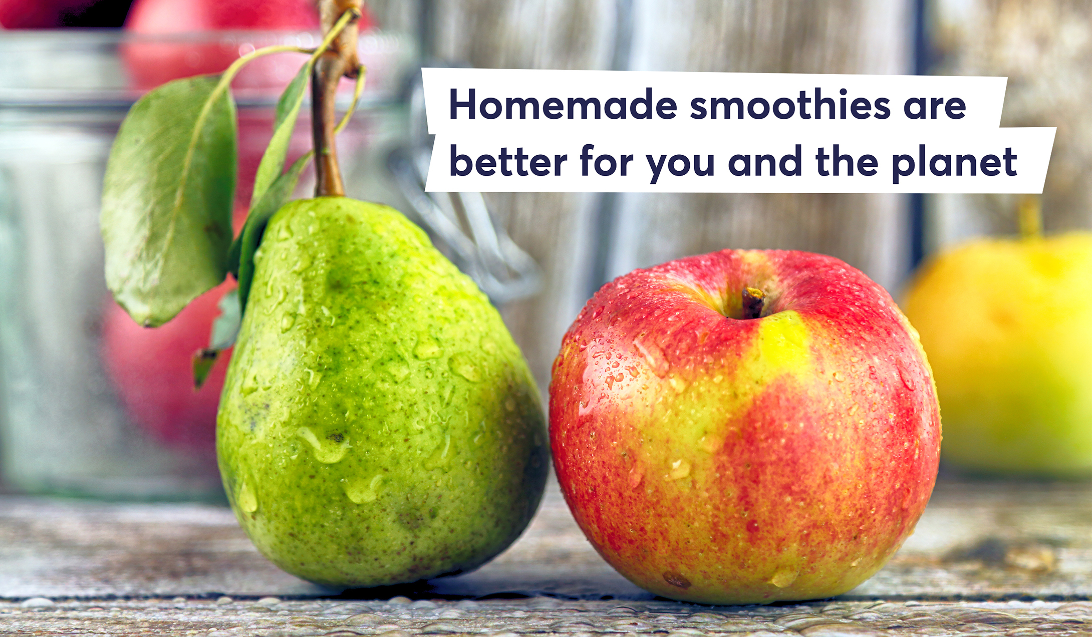 Try our apple and pear smoothie recipe